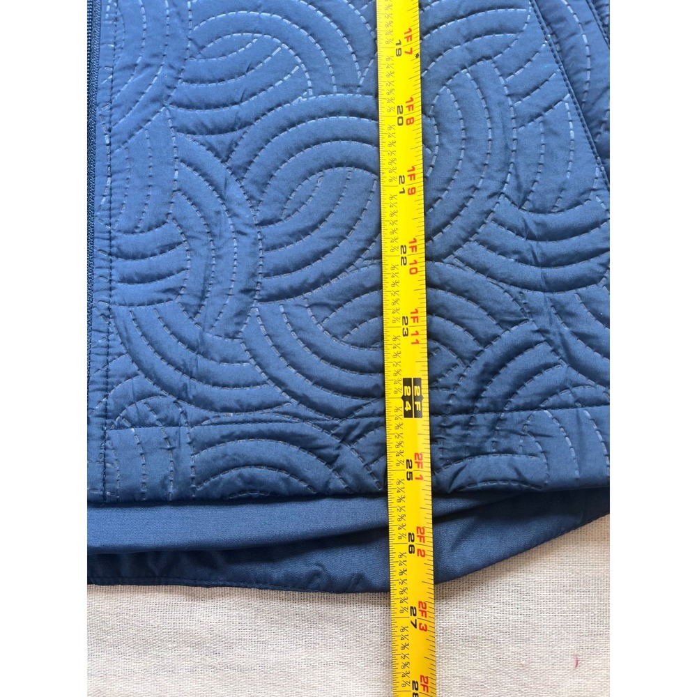 Pebble Beach Quilted Dry-Luxe Performance Vest Blue sz L Golf Country Club Fall - Picture 14 of 15